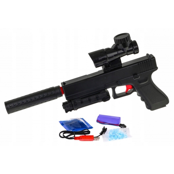 Pistolet na kulki żelowe + naboje 1000szt