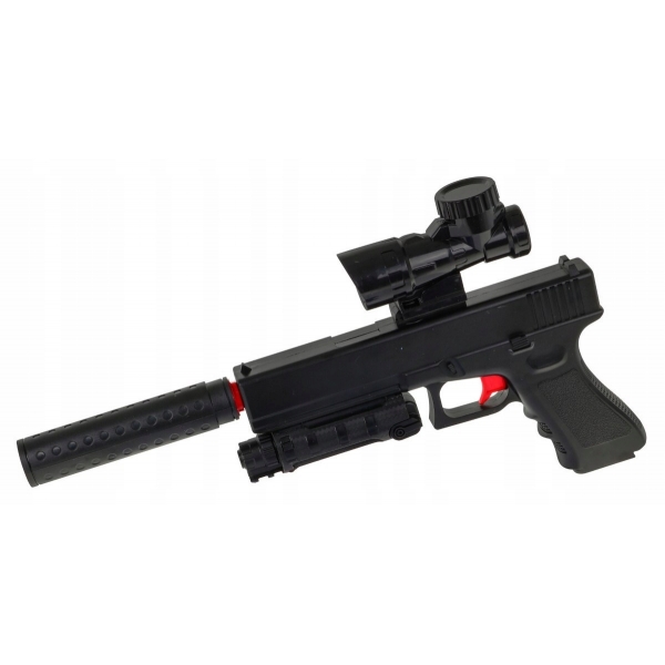 Pistolet na kulki żelowe + naboje 1000szt