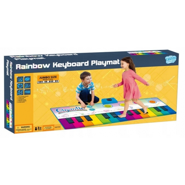 Mata keyboard XXL muzyczna edukacyjna zabawka