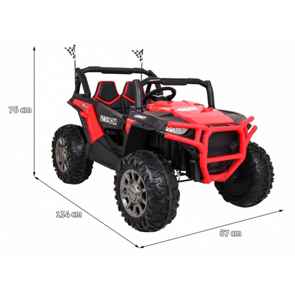 Auto na akumulator Buggy Racer 4x45W 2x12V/7Ah