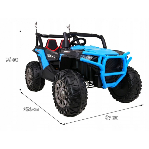 Auto na akumulator Buggy Racer 4x45W 2x12V/7Ah