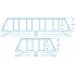Basen Stelażowy ogrodowy 11w1 488x244x122 Bestway