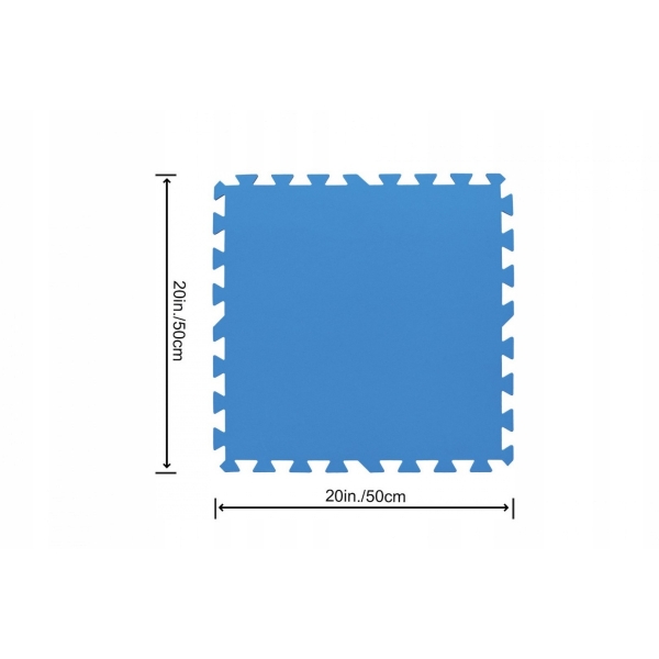 Mata Piankowa pod basen 50 x 50 cm 9 szt. Bestway