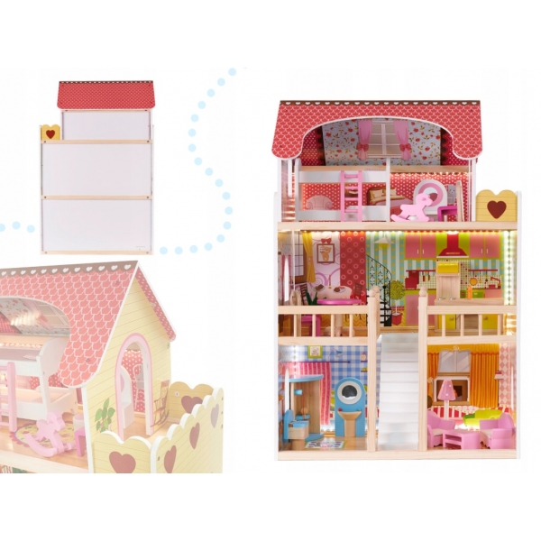 Domek dla lalek zabawki dla dzieci dla dziewczynek
