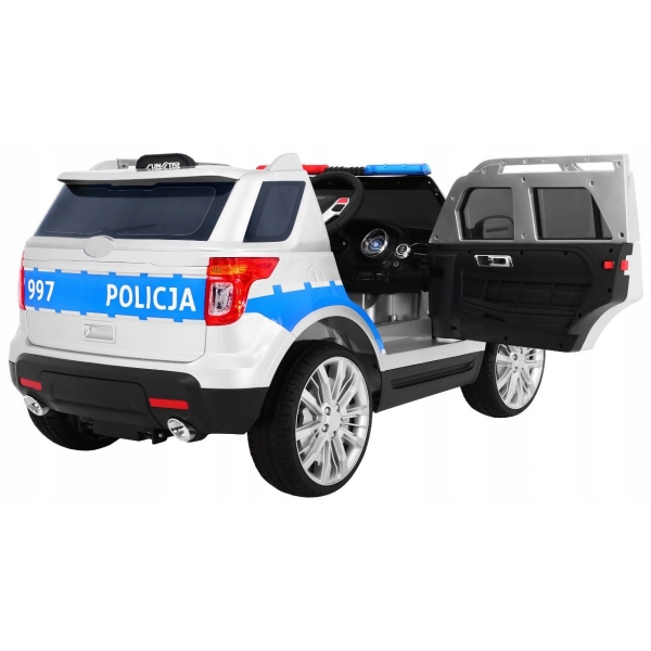 Auto na akumulator SUV Polska Policja lakierowany