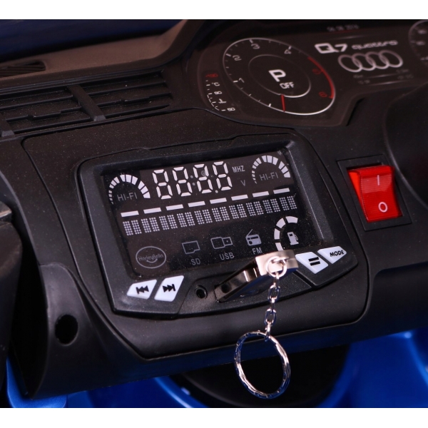 Auto na akumulator Audi Q7 2x45W koła Eva pilot