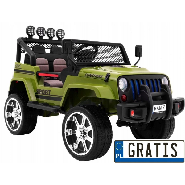 Auto na akumulator pojazd Raptor 10Ah 4x45W pilot
