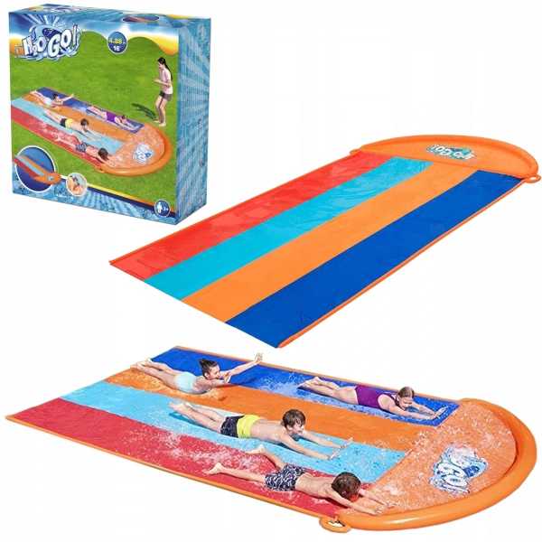 Ślizg Poczwórny H2O GO Speed Ramp 488cm BESTWAY