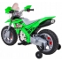 Motor na akumulator Motocross zielony
