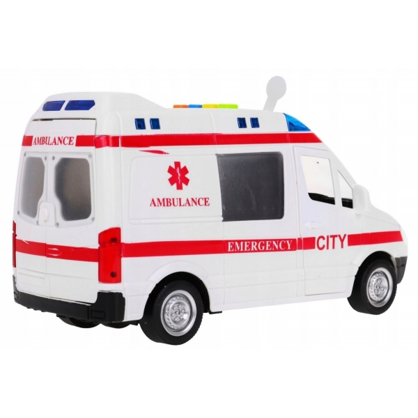 Karetka Ambulans 1:16 Światła Dźwięki