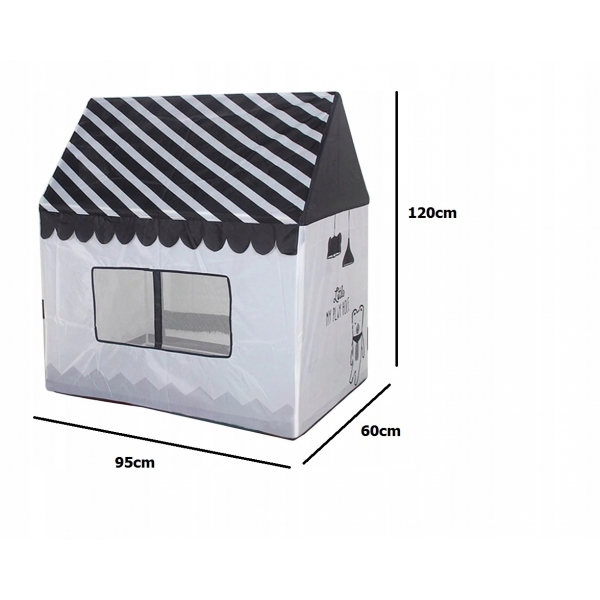 Materiałowy domek dla dzieci namiot 120x90x65cm
