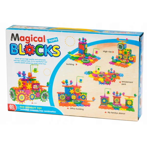Klocki konstrukcyjne MAGICAL BLOCKS 81 elementów