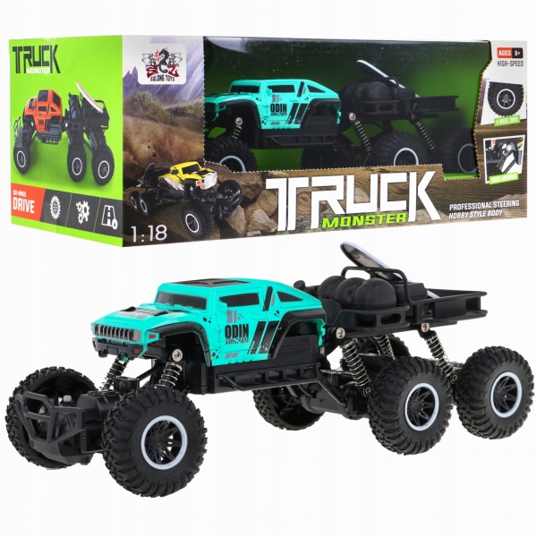 Auto Crawler w skali 1:18 2,4G Niebieski