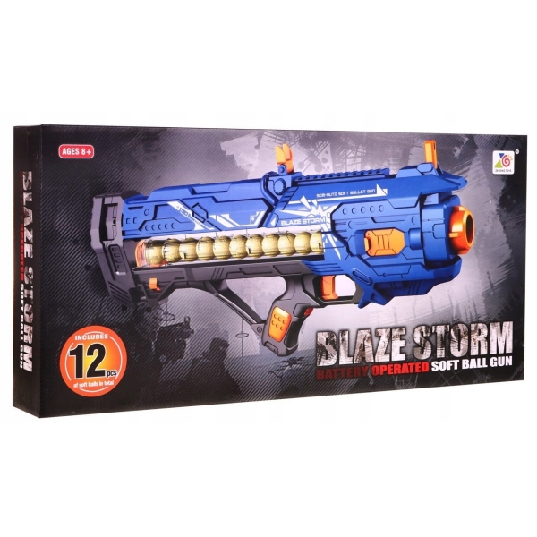 KARABIN półautomat BLAZE + 12 kulek do NERF