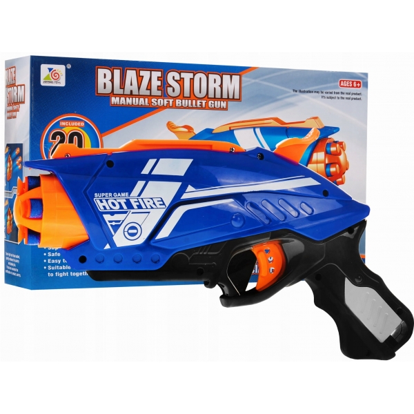 Pistolet BLAZE + 20 nabojów do NERF
