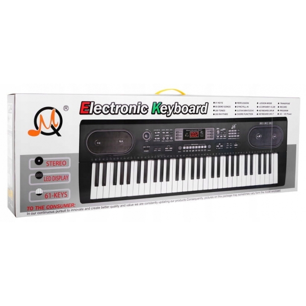 Organy do nauki dla dzieci keyboard z mikrofonem
