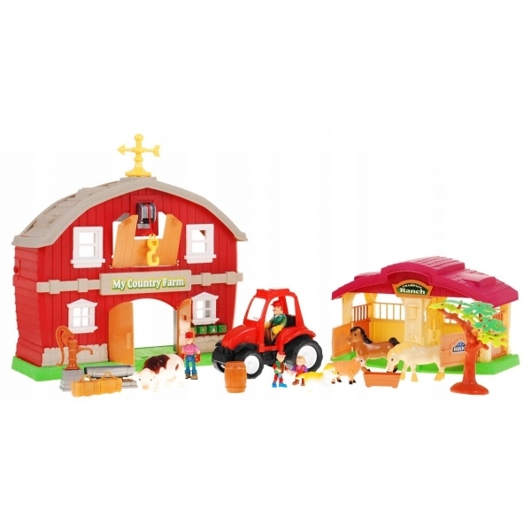 Farma Traktor Stodoła domek dla lalek