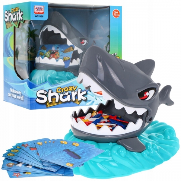 Gra Crazy Shark Rekin Rybki Karty Szalony Rekin